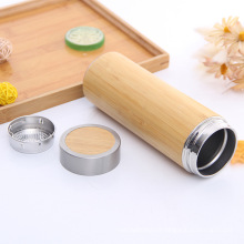 Top Grade Eco-Friendly Bamboo Thermos Vacuum Flask with Filter